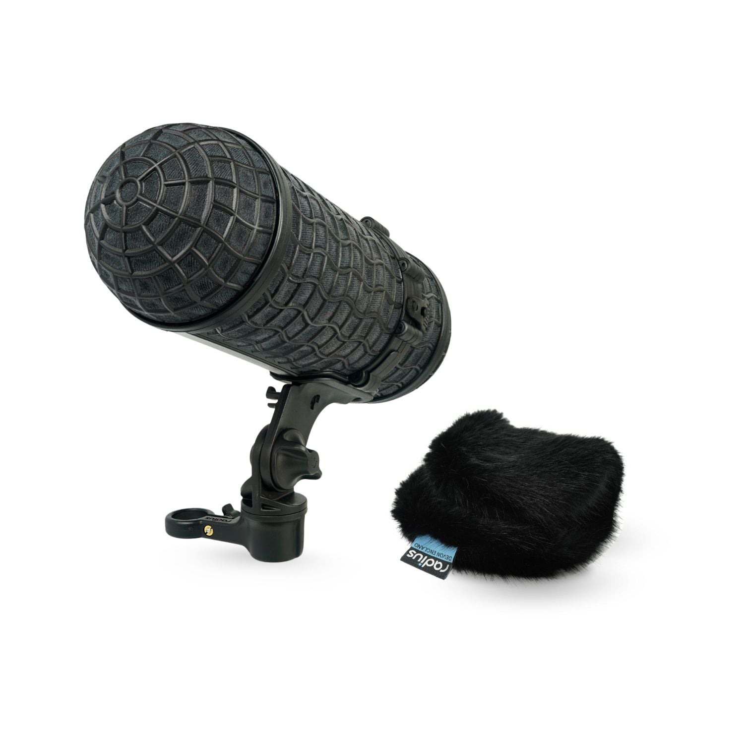 Microphone shockmount and windshield kit